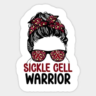 Sickle Cell Warrior Sickle Cell Awareness Sticker